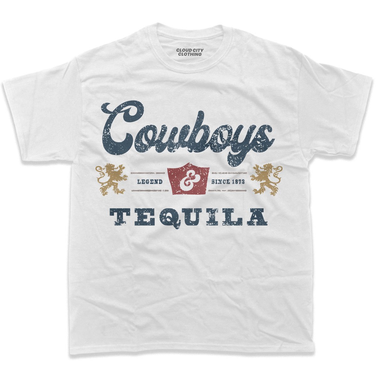 Cowboys and tequila shirt in white color