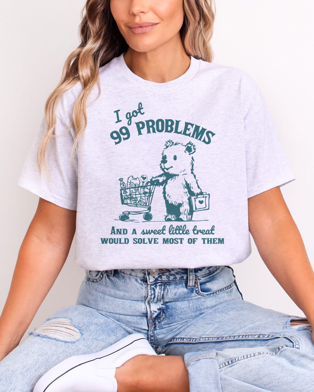 I got 99 problems shirt in ash grey color