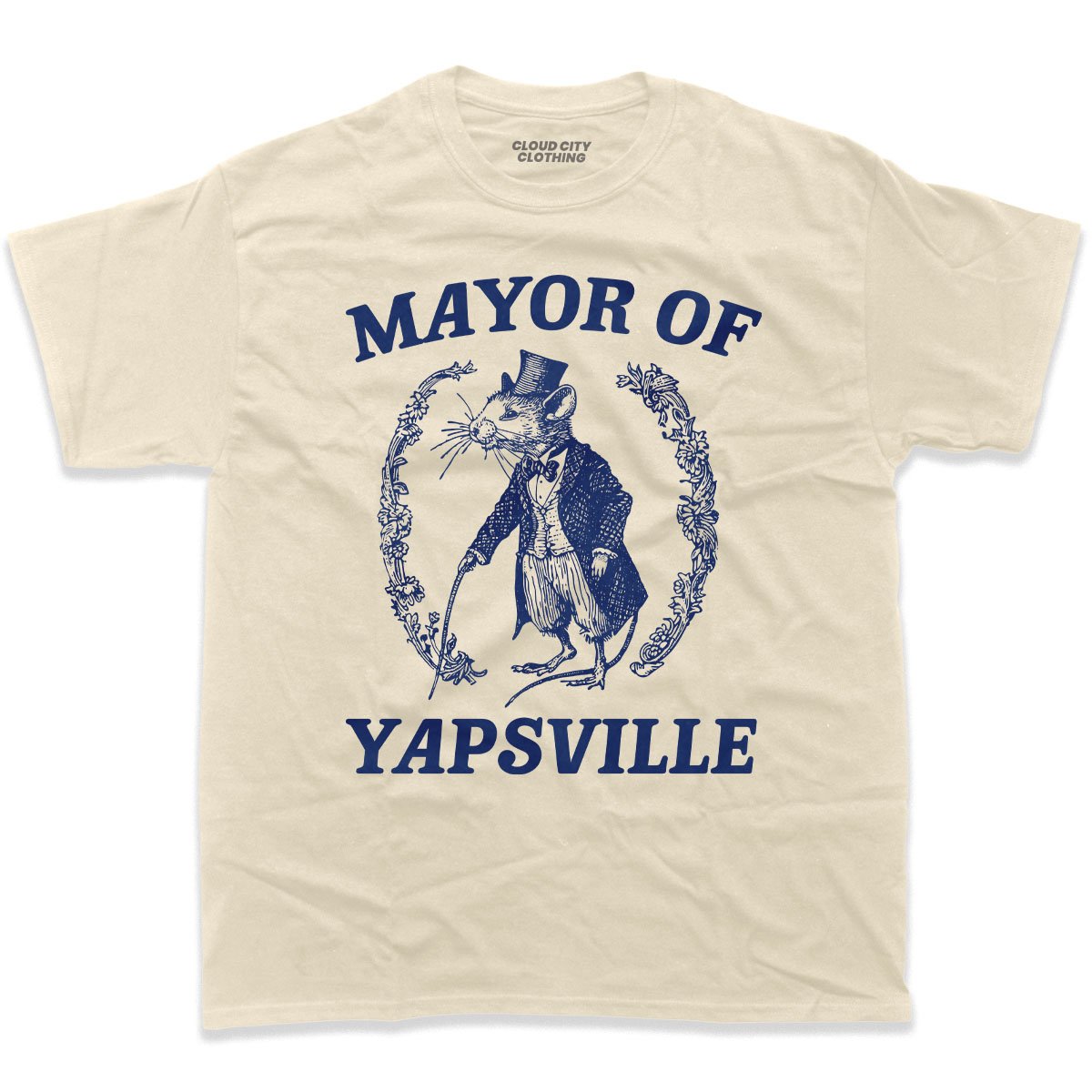 Mayor of yapsville shirt in natural color